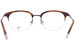 Original Penguin The-Park Eyeglasses Men's Semi Rim Square Optical Frame