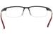 Porsche Design Men's Eyeglasses P8166 P'8166 Half Rim Titanium Optical Frame