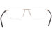 Porsche Design P8341 Eyeglasses Men's Rimless Rectangle Shape