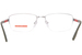 Prada Linea Rossa PS-51OV Eyeglasses Men's Semi Rim Pillow Shape