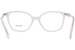 Prada PR 02ZV Eyeglasses Women's Full Rim Butterfly Shape