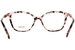 Prada PR 02ZV Eyeglasses Women's Full Rim Butterfly Shape