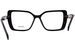 Prada PR-03ZV Eyeglasses Women's Full Rim Pillow Shape