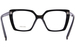 Prada PR 16ZV Eyeglasses Women's Full Rim Square Shape