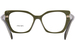 Prada PR 18WV Eyeglasses Women's Full Rim Cat Eye