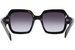 Prada PR 28ZS Sunglasses Women's Pillow Shape