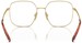 Prada PR A59V Eyeglasses Women's Full Rim Square Shape