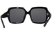 Prada SPR21X-F Sunglasses Women's Square Shape