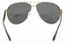 Prada Triangle SPR53Q SPR/53Q Aviator Sunglasses