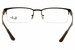 Ray Ban RX8412 Eyeglasses Full Rim Rectangle Shape