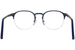 RetroSuperFuture Numero-38 Eyeglasses Semi Rim Round Shape