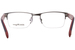 Salvatore Ferragamo SF2186 Eyeglasses Men's Semi Rim Rectangle Shape