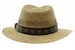 Scala Pro Men's Rush Straw Fashion Safari Hat