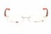 Tag Heuer Eyeglasses Trends TH8108 TH/8108 Rimless Optical Frame