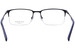 Ted Baker TXL508 Eyeglasses Men's Semi Rim Rectangle Shape