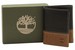 Timberland Men's Contrast Leather Tri-Fold Wallet