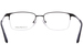 TitanFlex 827077 Eyeglasses Men's Semi Rim Oval Shape