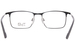 TLG NU041 Eyeglasses Men's Full Rim Rectangle Shape