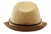 Tommy Bahama Men's Two-Tone Burnt Raffia Straw Fedora Hat