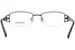 Tuscany Women's Eyeglasses 493 Half Rim Optical Frame