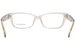 Versace 3284-B Eyeglasses Women's Full Rim Rectangular Optical Frame