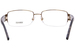 Versace Eyeglasses VE1175B Semi Rim Rectangle Shape