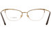 Versace Women's Eyeglasses VE1261B VE/1261/B Half Rim Optical Frame