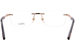 Zilli ZI60063 Eyeglasses Men's Rimless Rectangle Shape