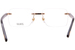 Zilli ZI60108 Eyeglasses Men's Rimless Rectangle Shape