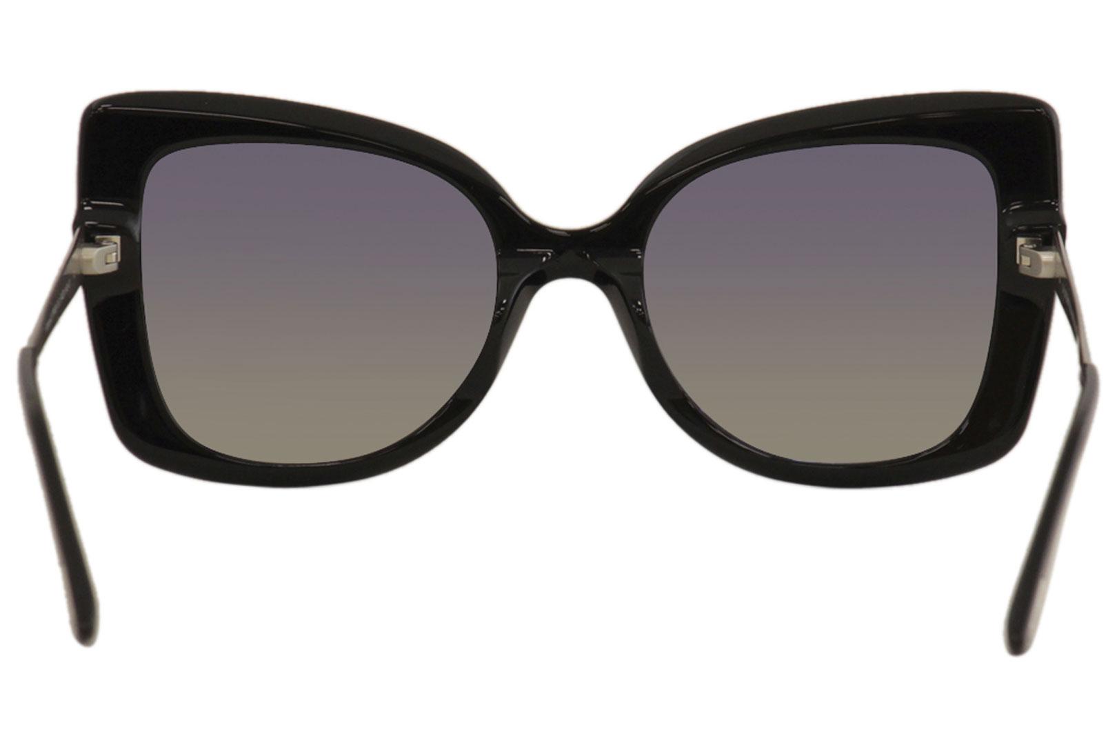 Tom Ford Gianna-02 TF609 TF/609 01C Shiny Black Butterfly Sunglasses ...