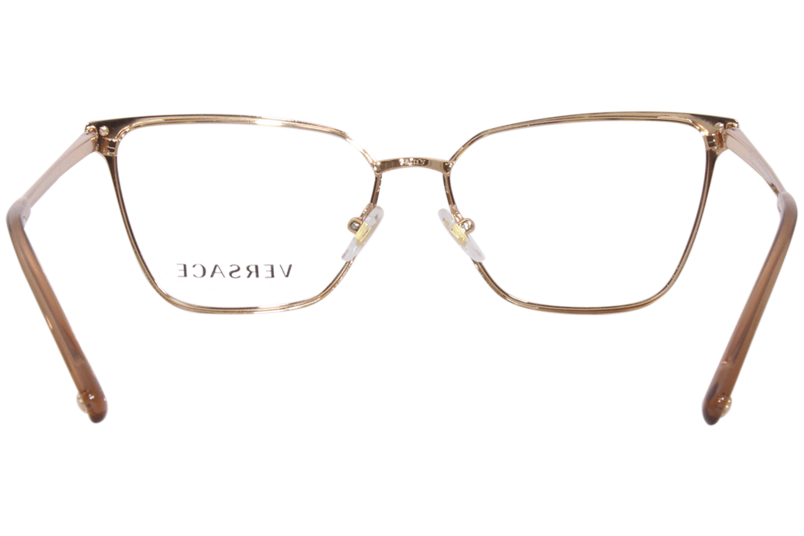 Versace VE1275 1252 on sale Eyeglasses Cat Eye Gold Metal Women