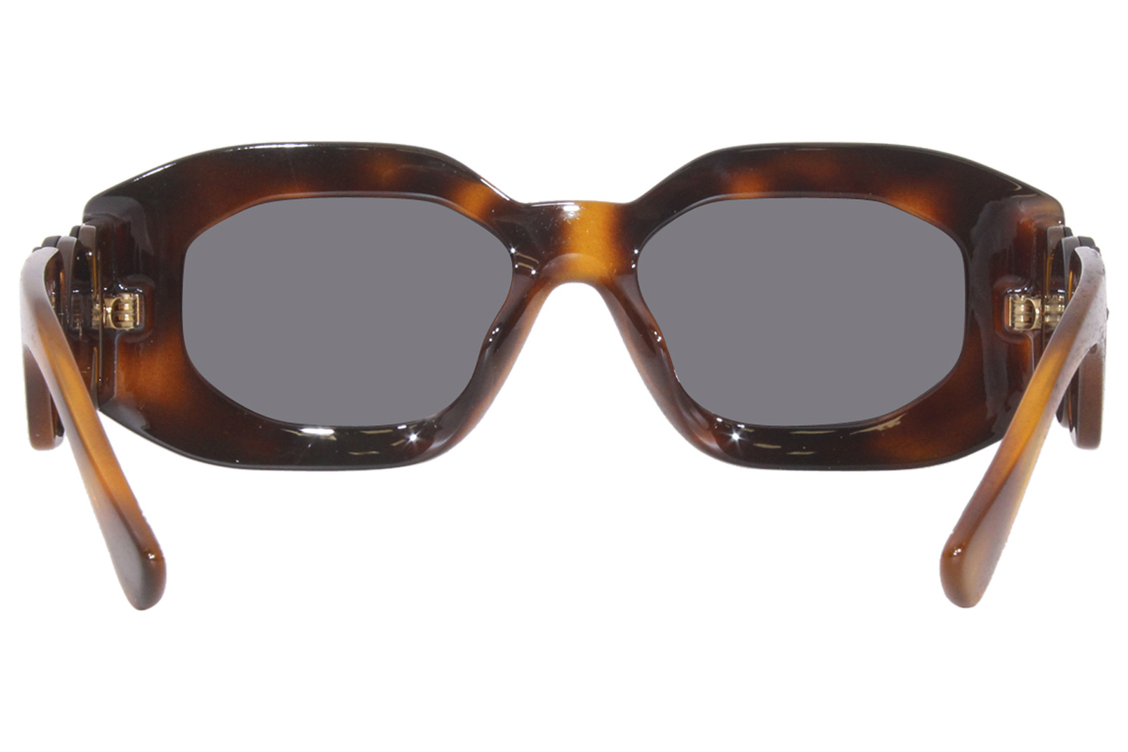 Versace VE4425U 521787 Sunglasses Havana/Dark Grey Rectangle Shape 54mm