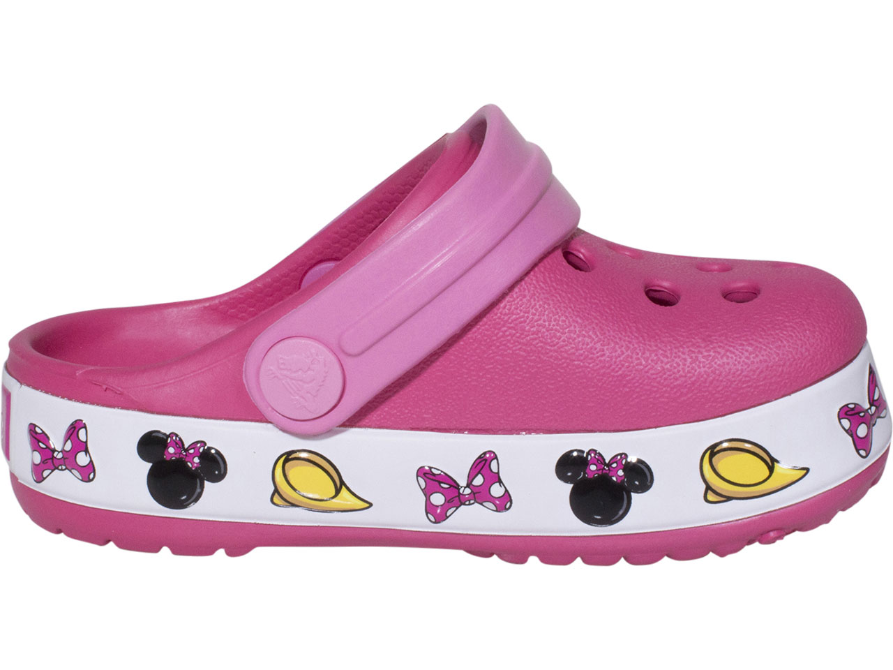 Crocs Toddler Kids Girl's Disney Minnie Mouse Crocband Clogs Slip On ...