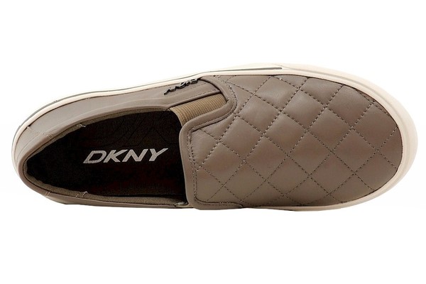 Dkny bess discount leather slip-on sneakers