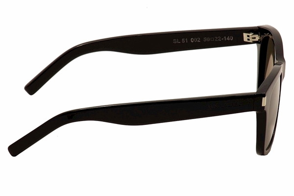 Saint Laurent Monogram SLM62 Sunglasses Men's Round Shades