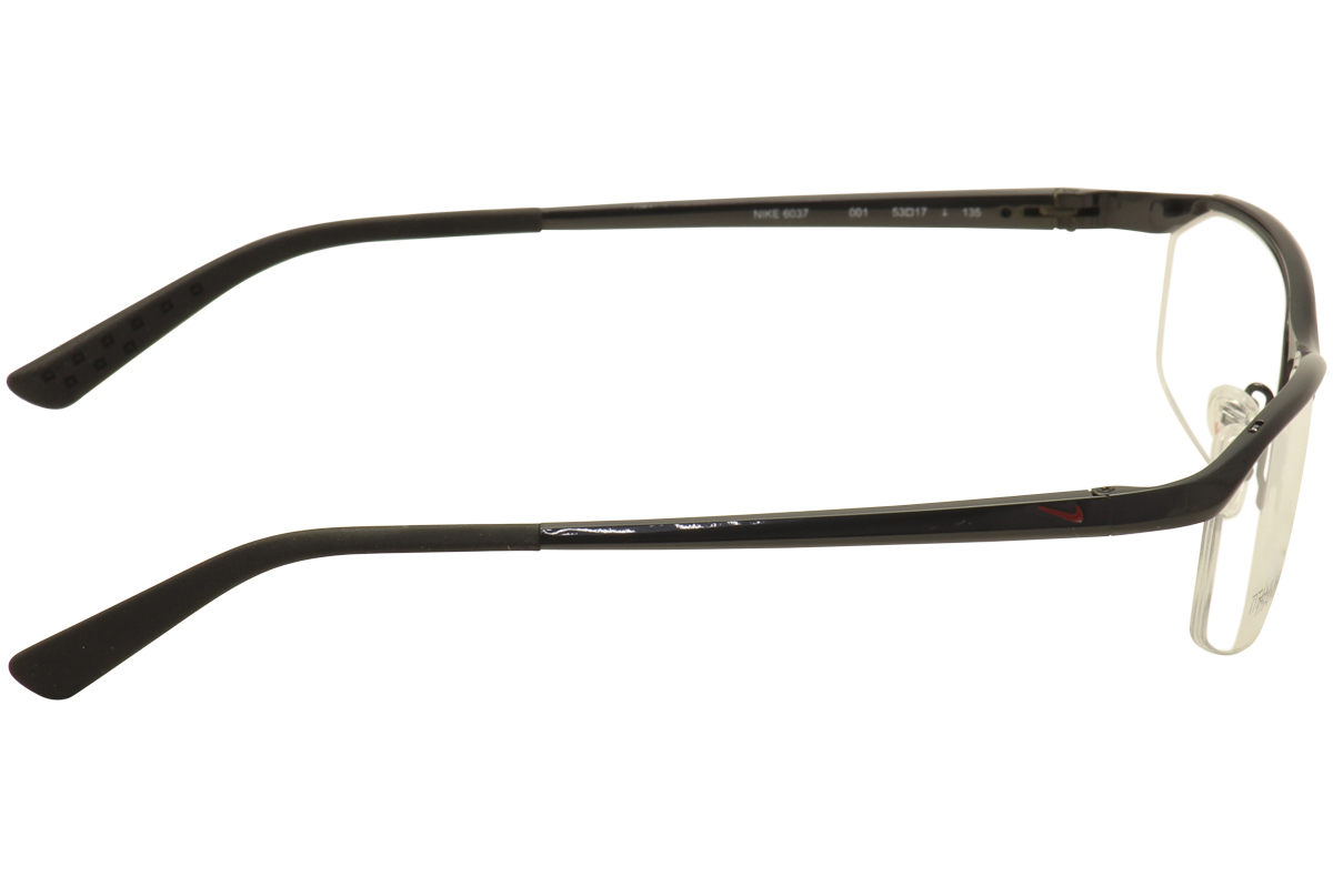 Nike Men's Eyeglasses 6037 Half Rim Titanium Optical Frame | JoyLot.com