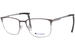 Champion Chasex Eyeglasses Men's Full Rim Rectangle Shape Tri-Flex