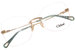 Chloe CH0136O Eyeglasses Women's Rimless Butterfly Shape