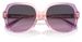 Coach CR614 HC8395U Sunglasses Women's Square Shape