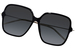 Gucci GG1267S Sunglasses Women's Square Shape