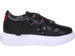 Love Moschino Women's Calfskin Heart Eyelets Sneakers