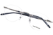 Mont Blanc MB0244O Eyeglasses Men's Rimless Oval Shape