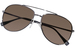 Prada Men's Linea Rossa SPS55U SPS/55/U Fashion Pilot Sunglasses