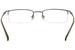 Ray Ban Men's Eyeglasses RX8582 RX/8582 RayBan Half Rim Titanium Optical Frame