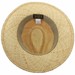 Scala Men's Raffia With Trim Safari Hat