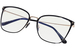 Tom Ford TF5839-B Eyeglasses Women's Full Rim Butterfly Shape