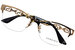 Versace VE1270 Eyeglasses Women's Semi Rim Optical Frame