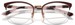 Vogue VO4304 Eyeglasses Women's Semi Rim Oval Shape