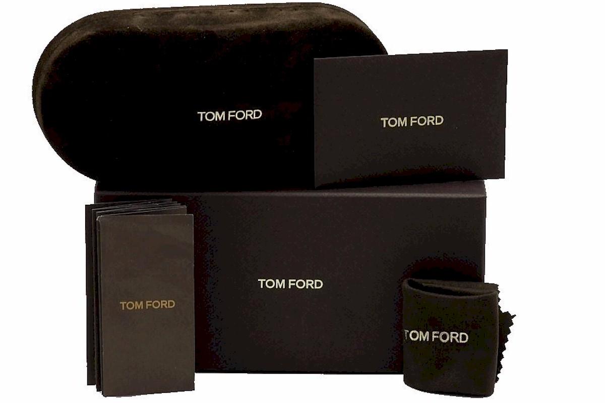 Tom Ford Eyeglasses TF5408 TF/5408 001 Shiny Black Full Rim Optical Frame  56mm 