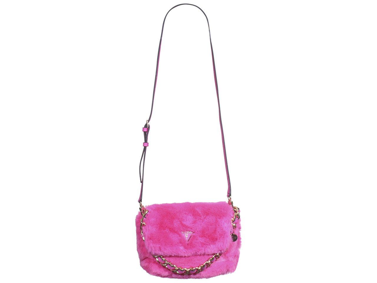 Guess Handbags : Buy Guess KHATIA TOP ZIP SHOULDER BAG Pink Handbags Online